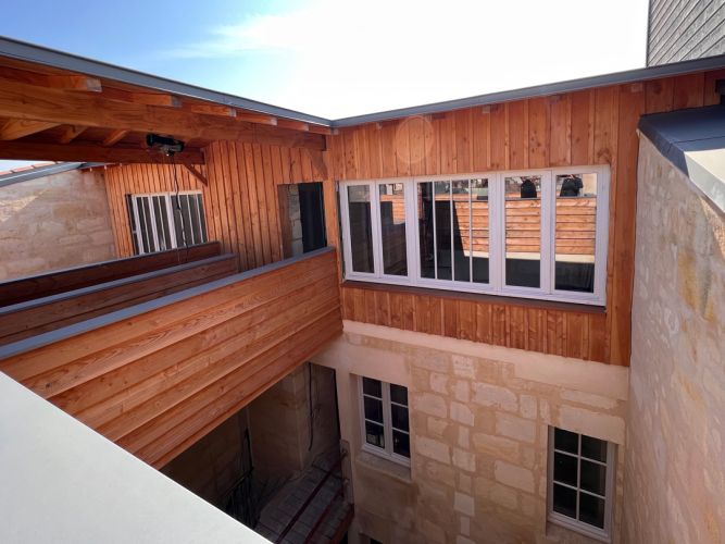 Rénovation d'un immeuble à Bordeaux, Cour de l'Yser