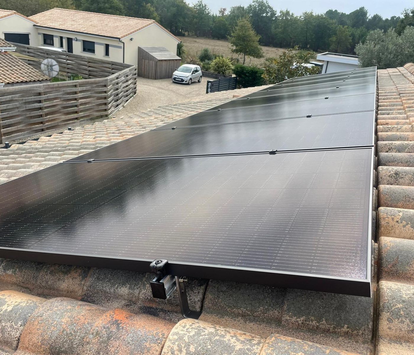 Réalisation d’une centrale photovoltaïque de 3 KWc à Carcans 33