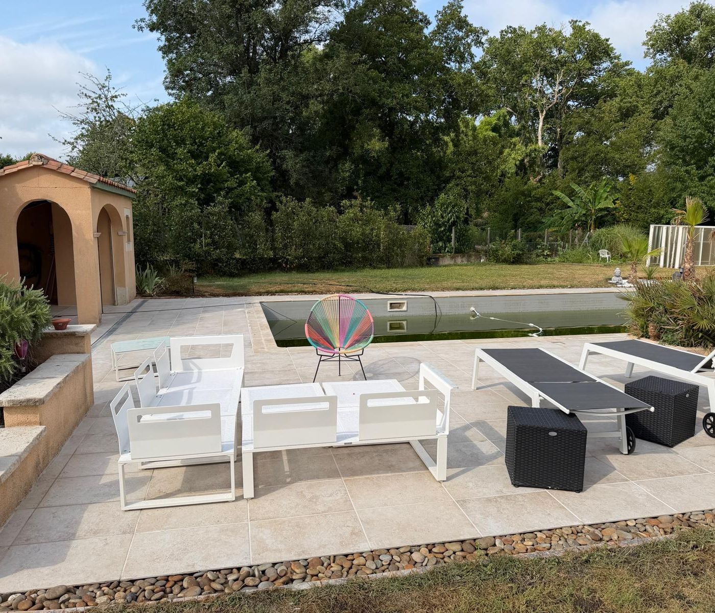 Création d&rsquo;une terrasse à Gradignan